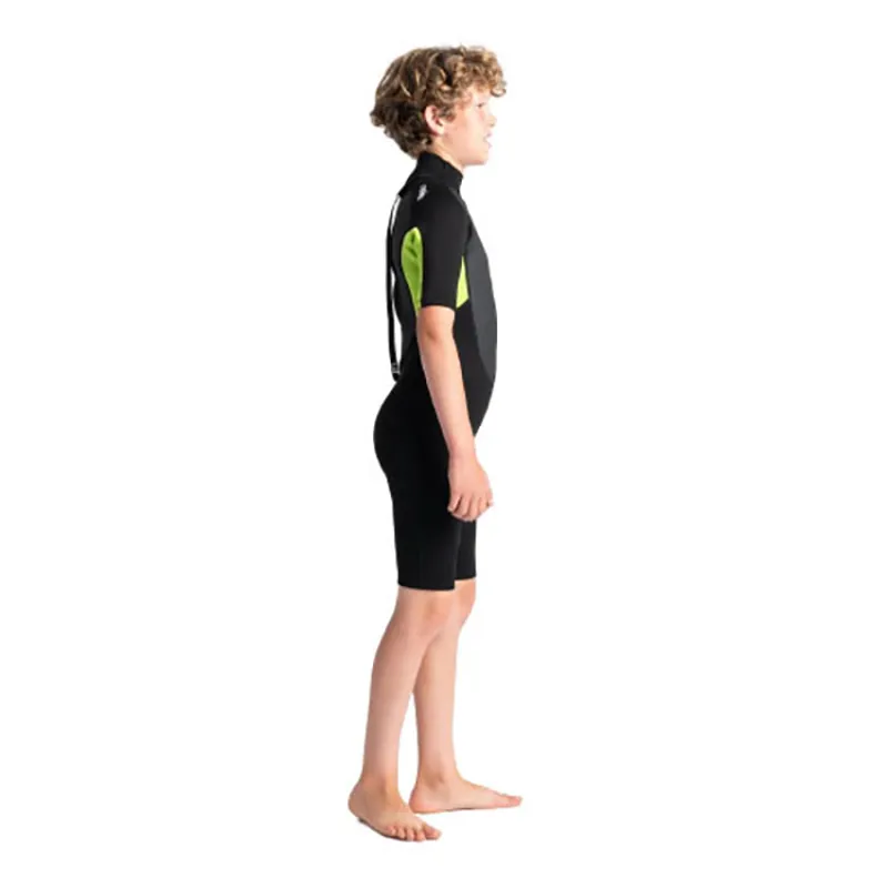 C-Skins Element 3:2 Junior Shorti Wetsuit Black/Lime-5